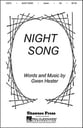 Night Song Two-Part choral sheet music cover